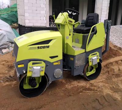 奔馬小型壓路機(jī)土方壓實(shí)、溝槽回填施工案例